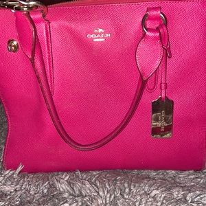 COACH Hot Pink Hobo Swingpack